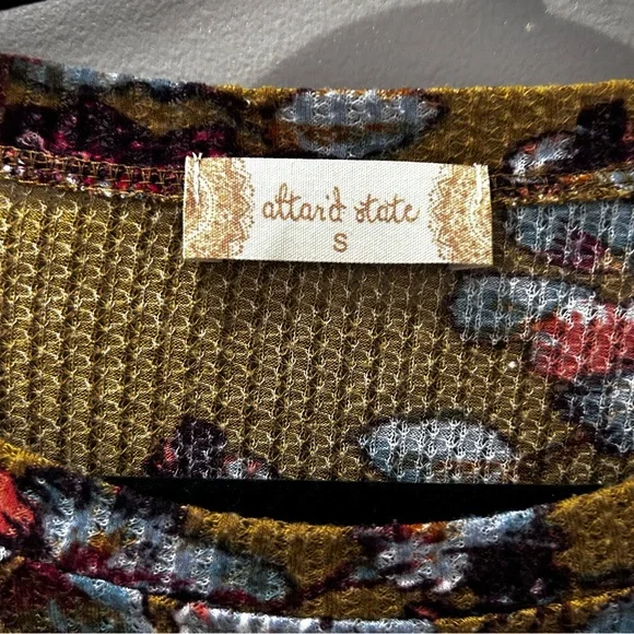 Altar’d State Floral Flowy Blouse-Sm - Picture 2 of 4